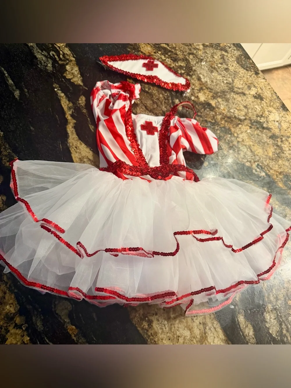 A Wish Come True Nurse Dance Tutu Dress Sz S/Child-Ne Cosplay Halloween Kidcore